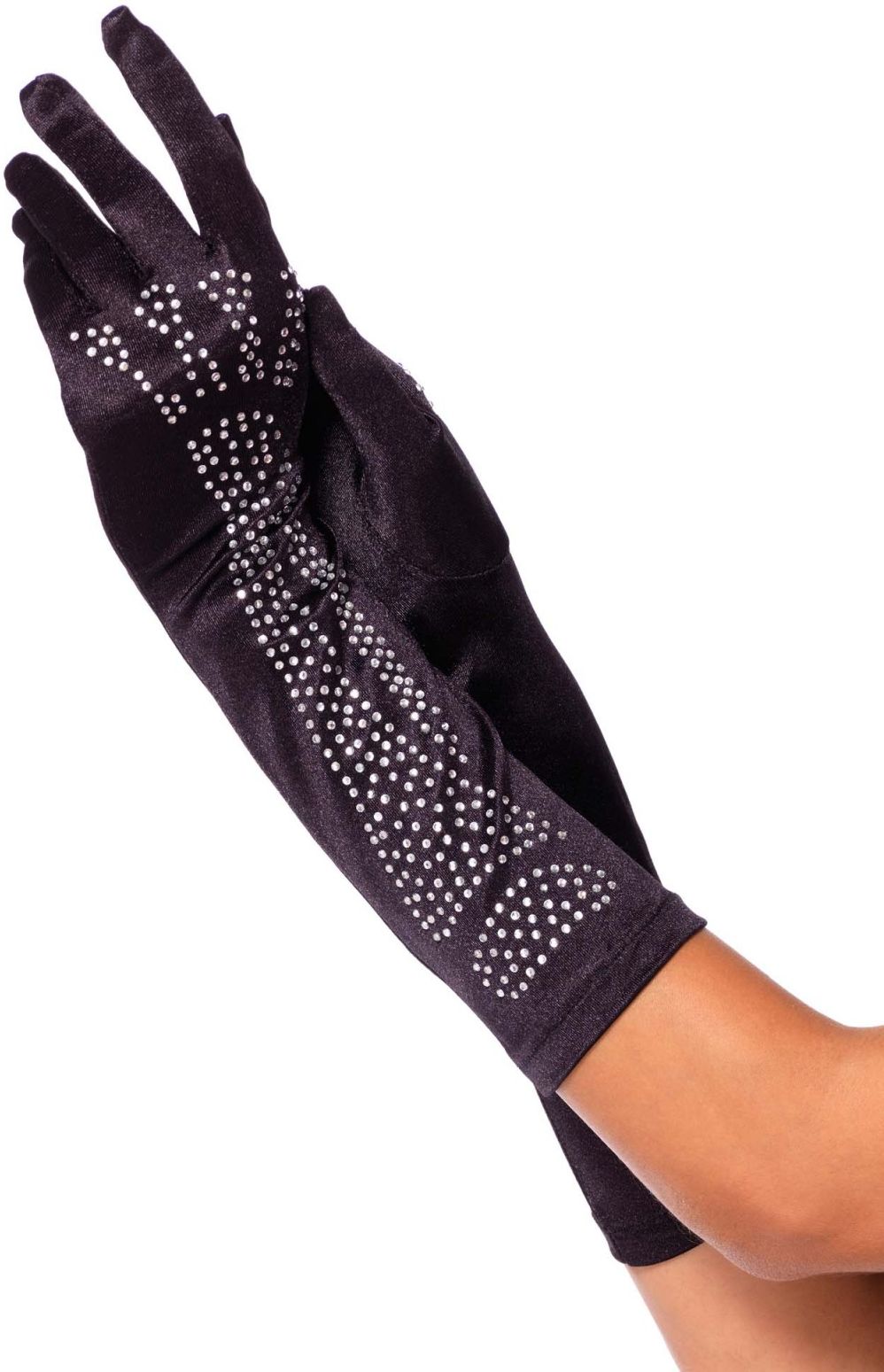 Skelet Handschoenen met Steentjes