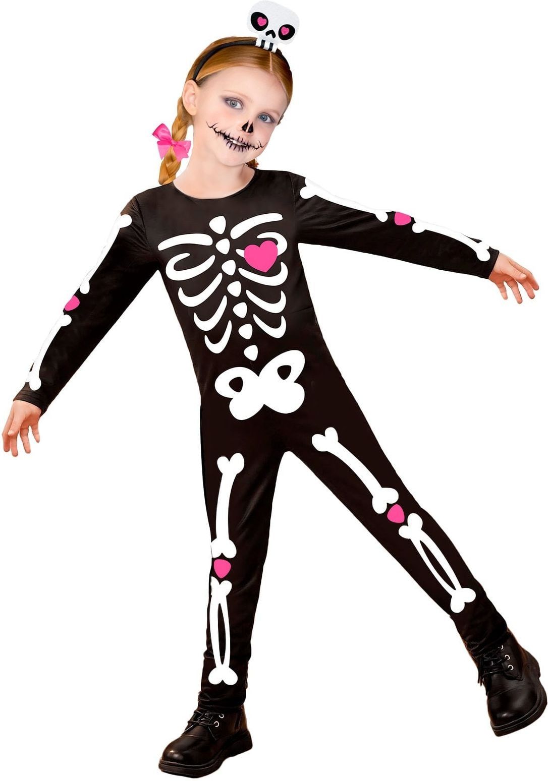 Skelet Jumpsuit Kostuum Meisjes