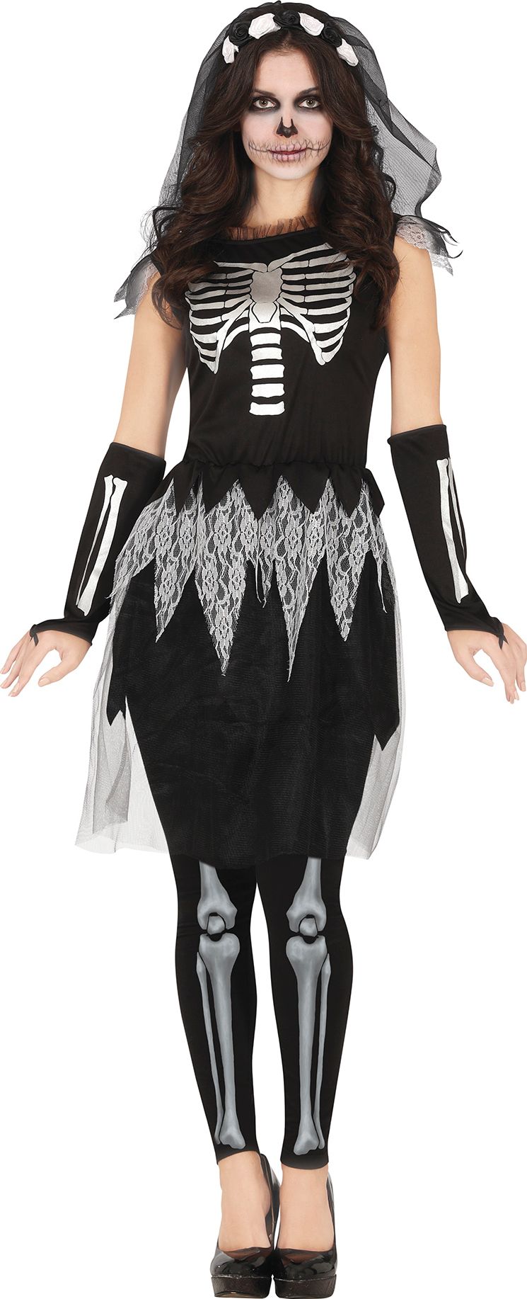 Skelet Jurk Dames Halloween