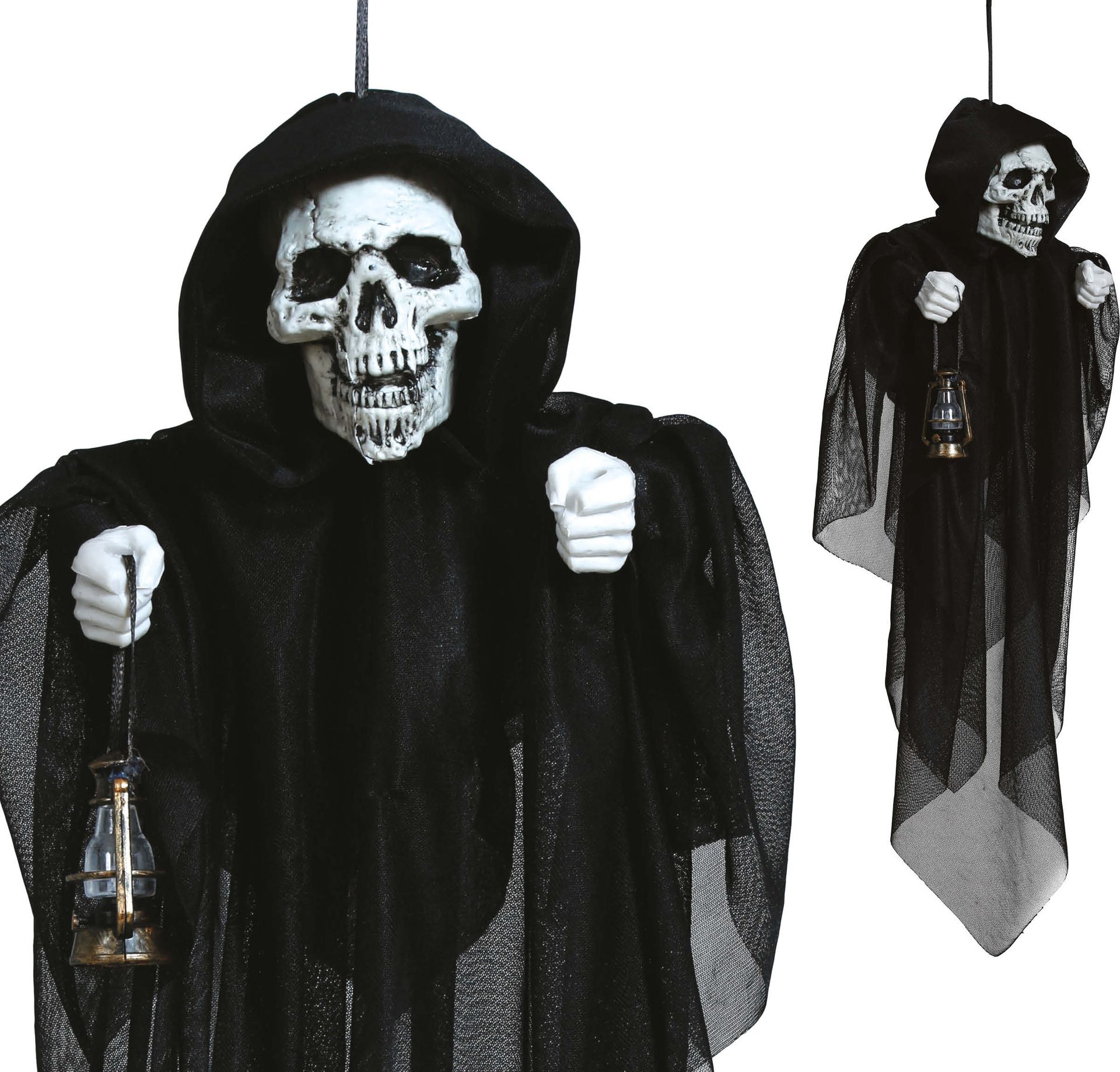 Skelet met Lantaarn Hang Decoratie