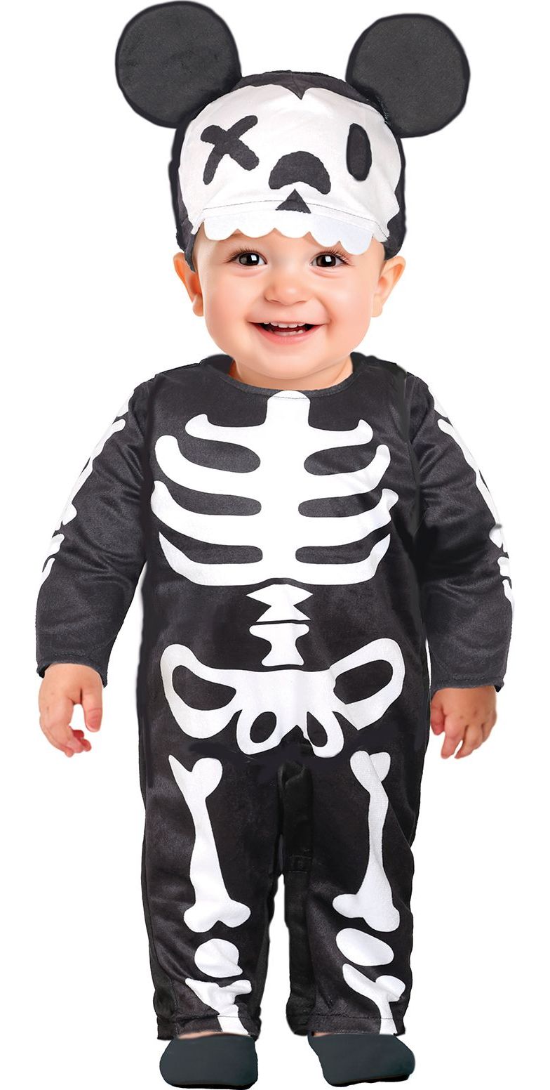 Skelet Mickey Mouse Baby Kostuum Halloween