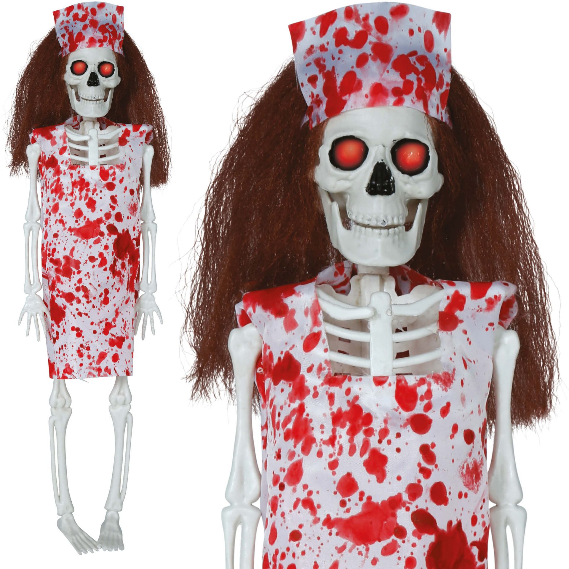 Skelet Verpleegster Halloween Hangdecoratie