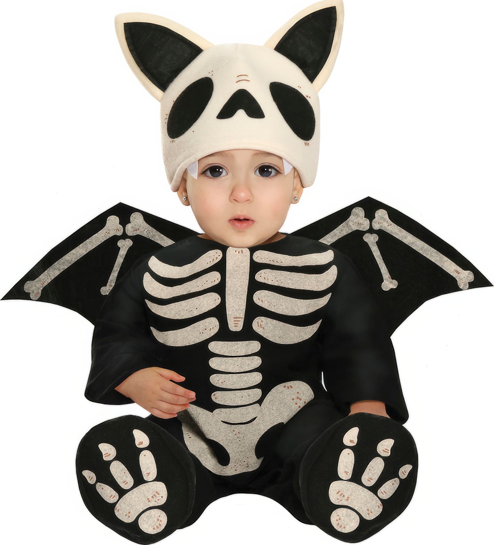 Skelet Vleermuis Baby Kostuum