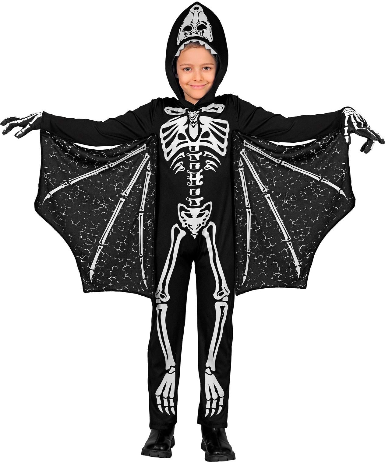 Skelet Vleermuis Halloween Kostuum Jongens