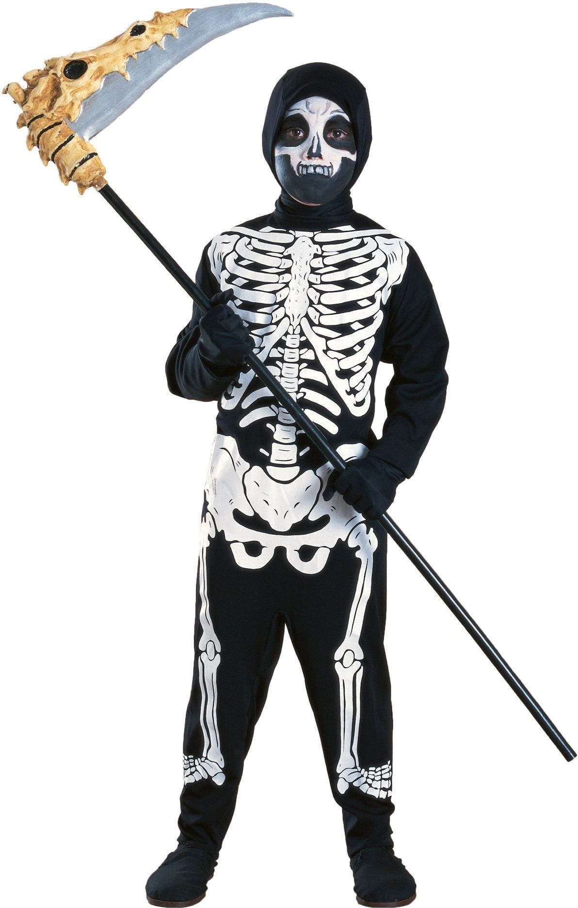Skeleton Reaper Jumpsuit en Chapuchon Jongens