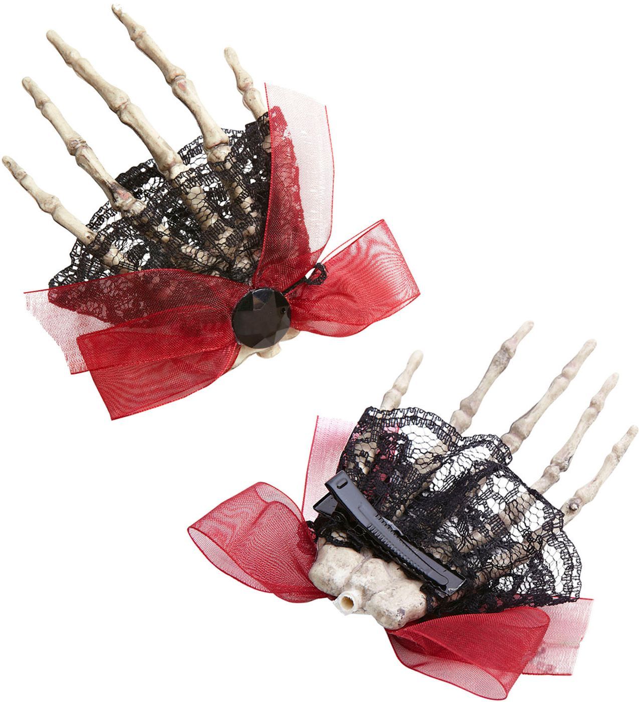 Skelettenhand Haarclip