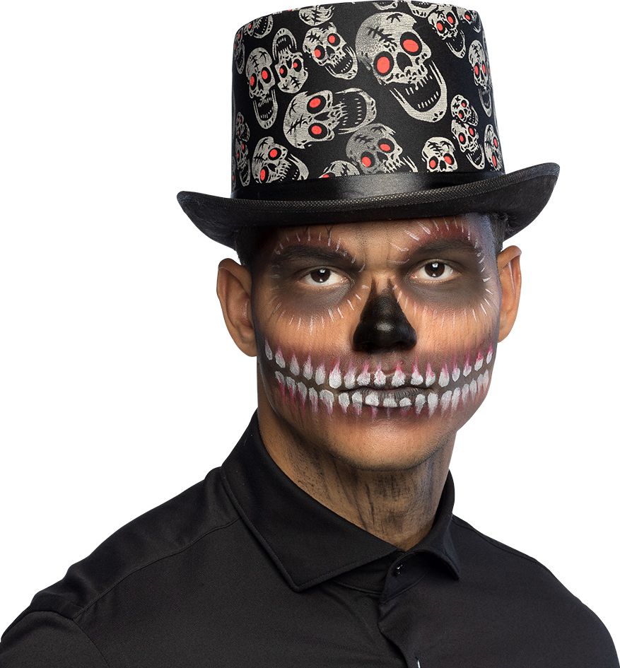 Skull Blink Halloween Hoed