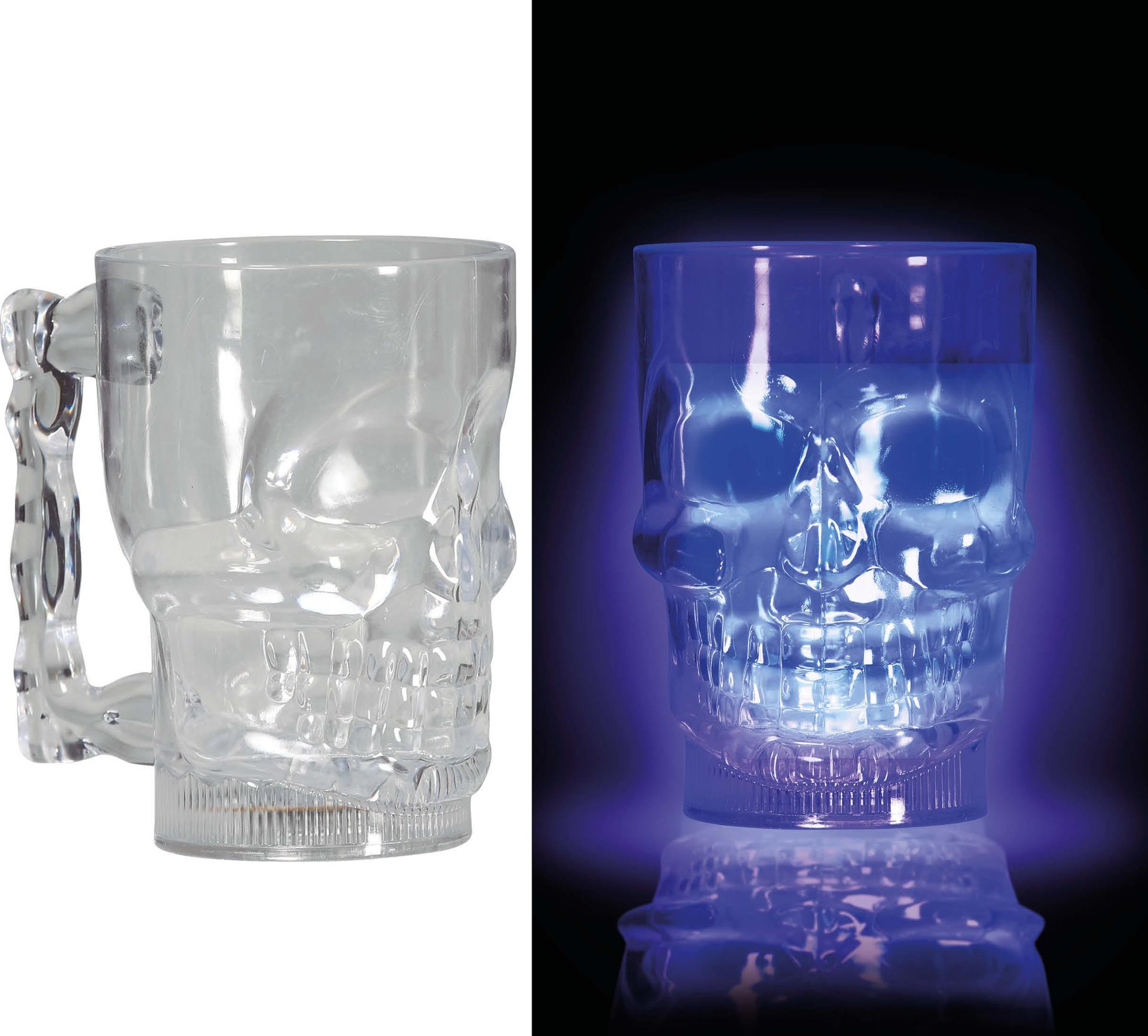 Skull Lichtgevende Bierpul 700ml
