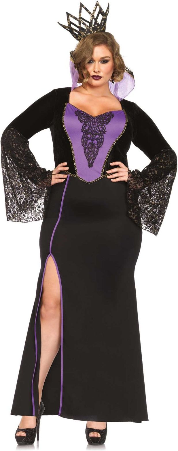 Slechte Koningin Kostuum Plus Size