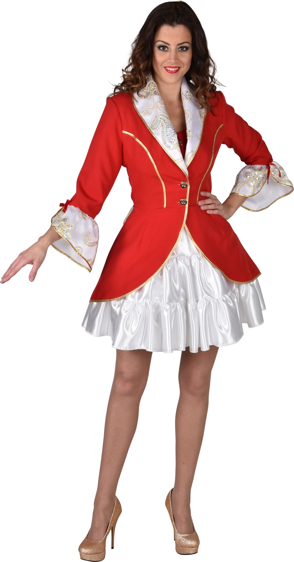 Slipjas Rood Pailletten