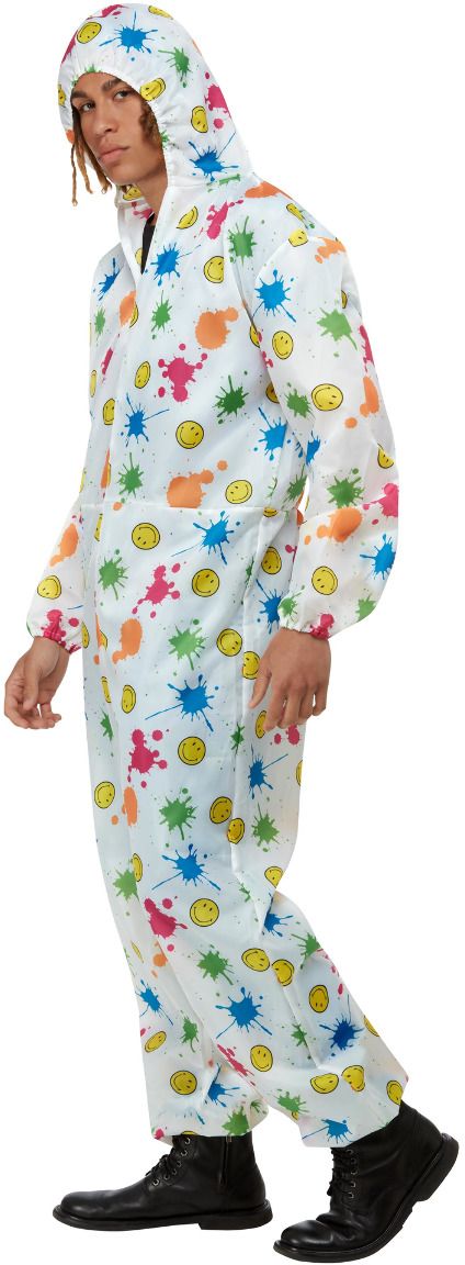 Smiley Boilersuit Wit