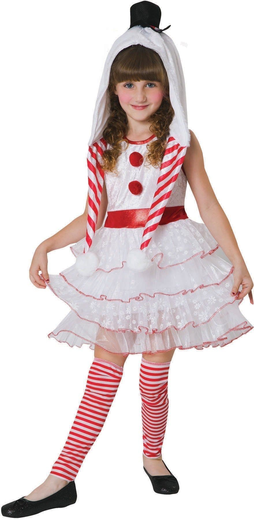Sneeuwmeisje Jurkje Wit Meisjes Kerst