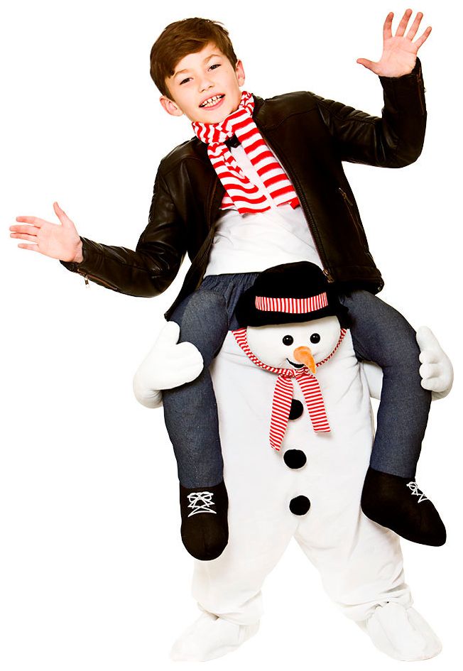 Sneeuwpop carry me kostuum kind