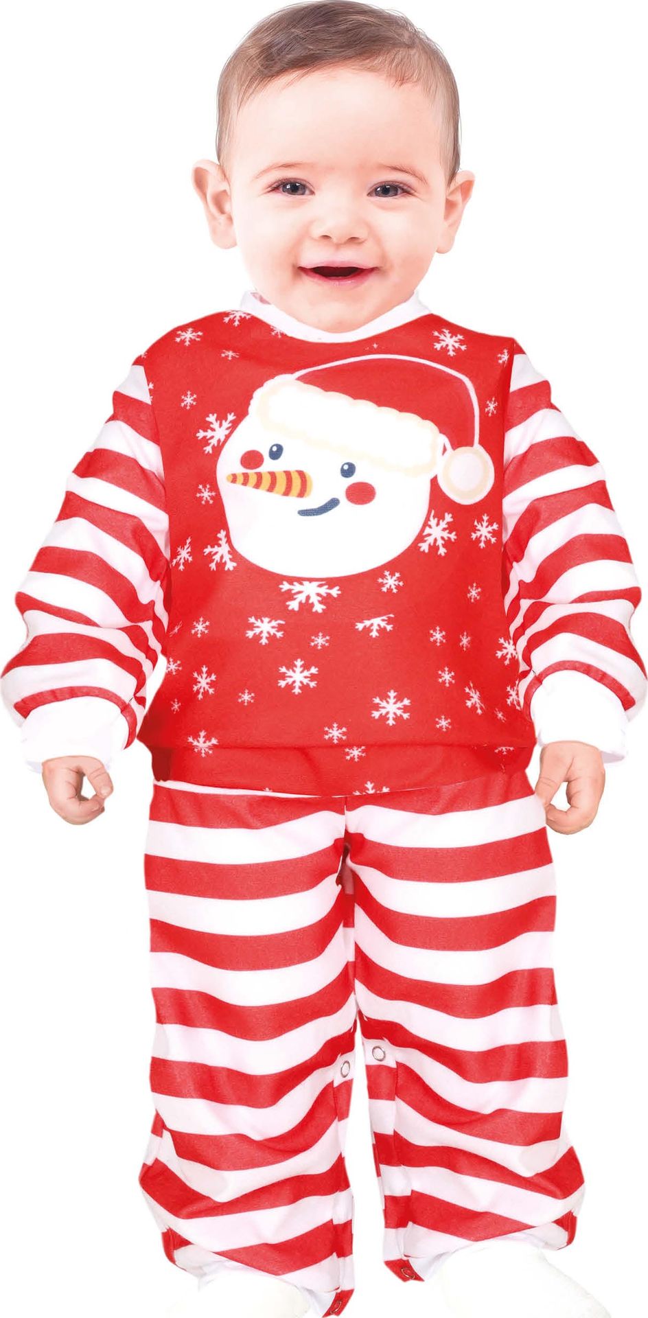 Sneeuwpop Kerst Jumpsuit Baby
