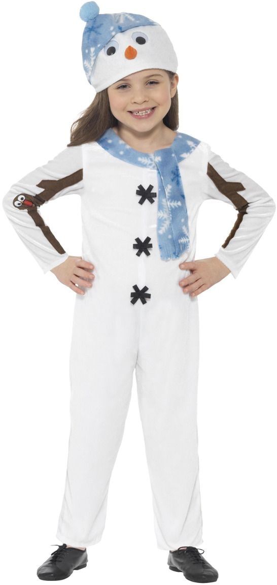 Sneeuwpop kostuum kleuters