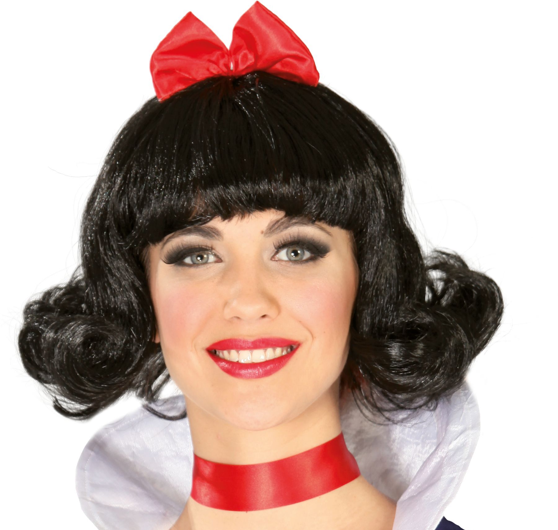 Sneeuwwitje Pruik met Krullen