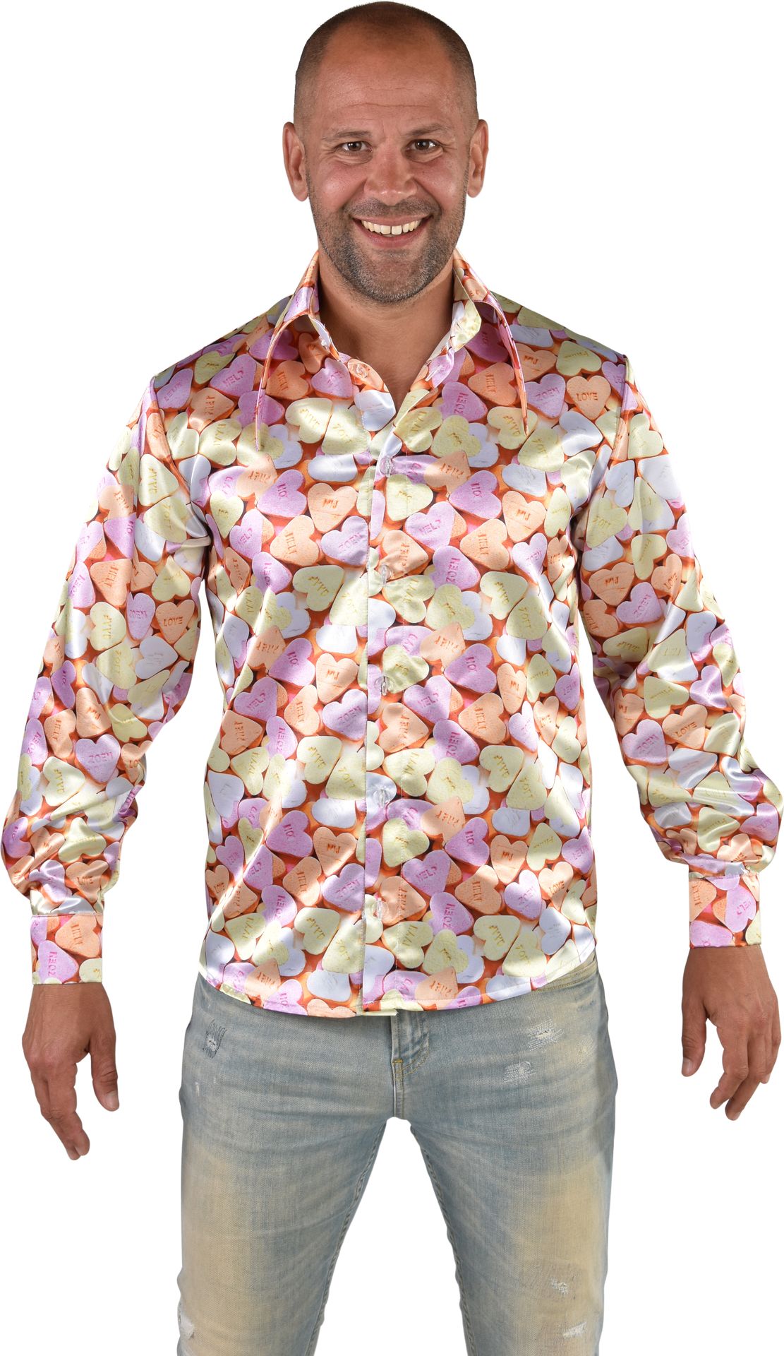 Snoephartjes Blouse Heren