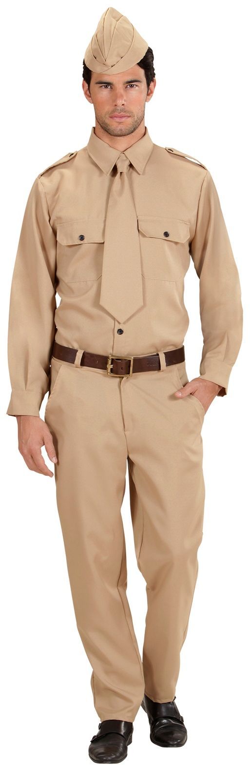Soldaat Beige Kostuum