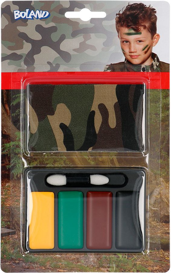 Soldaten make-up setje met bandana