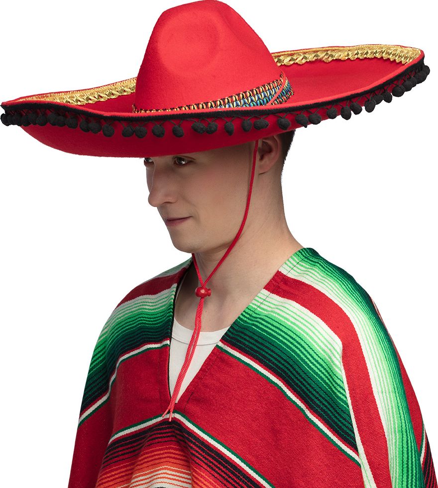 Sombrero Mexicaans Rood