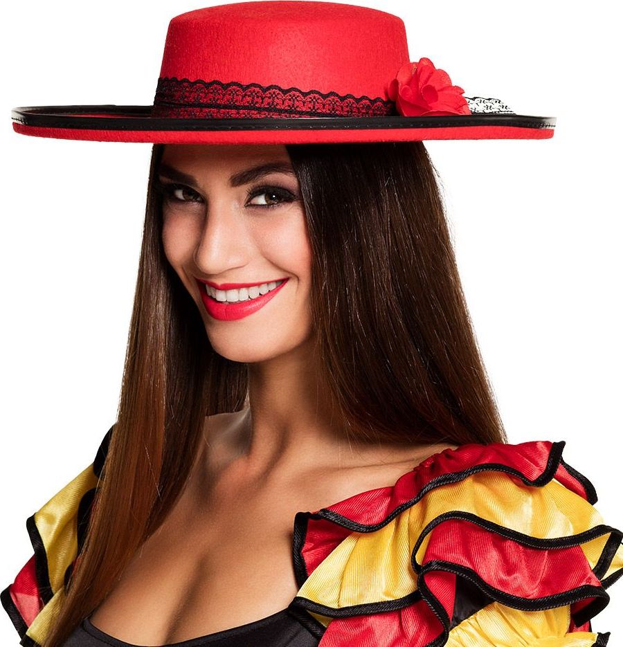 Spaane Senorita Rode Hoed