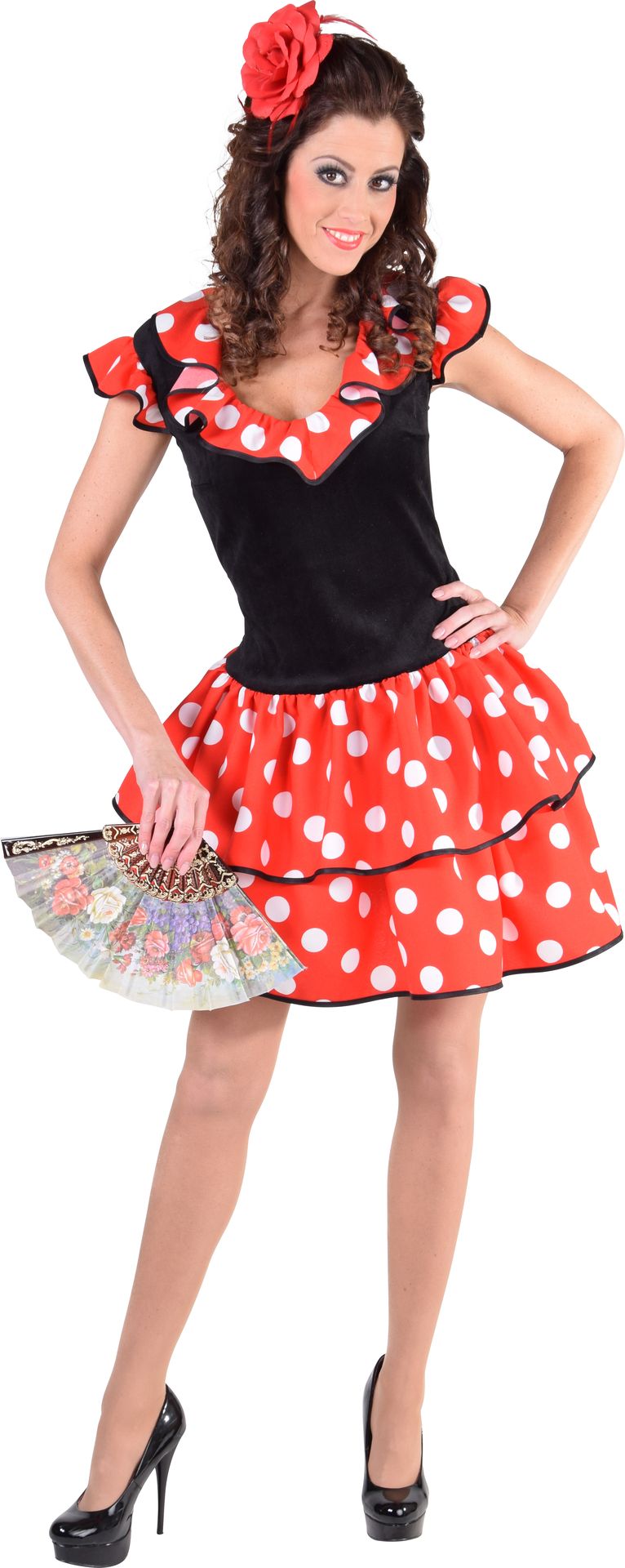 Spaanse Jurk met Stippen Dames