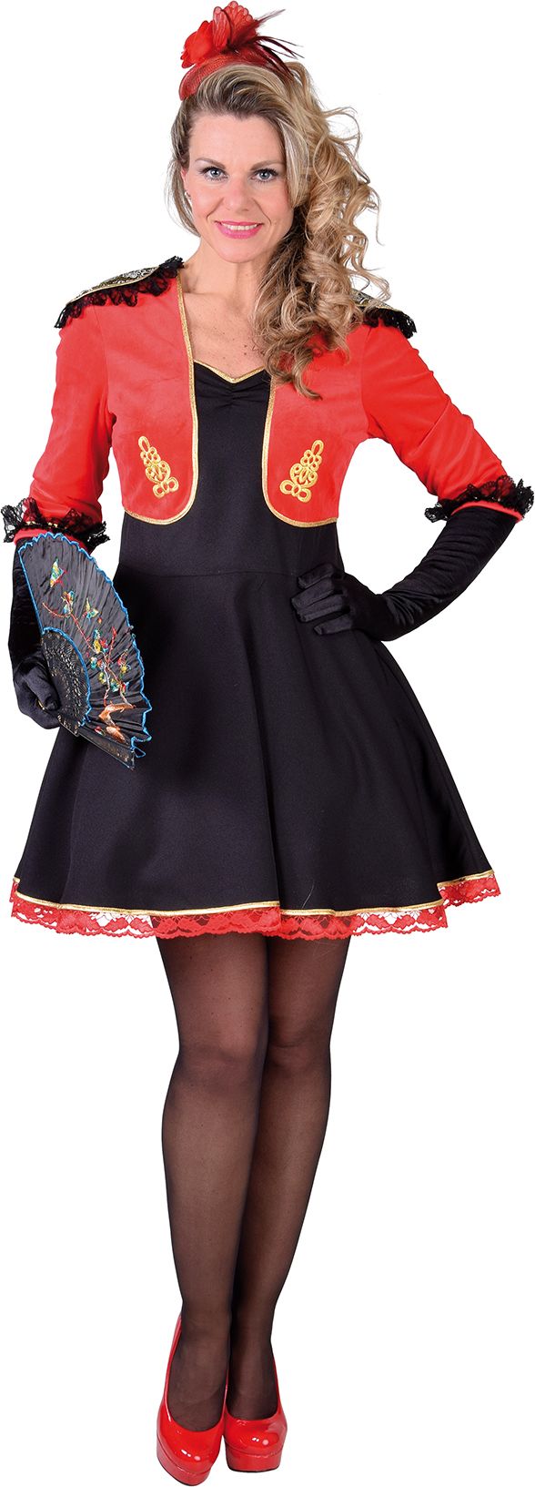 Spaanse Korte Carnavalsjurk Dames