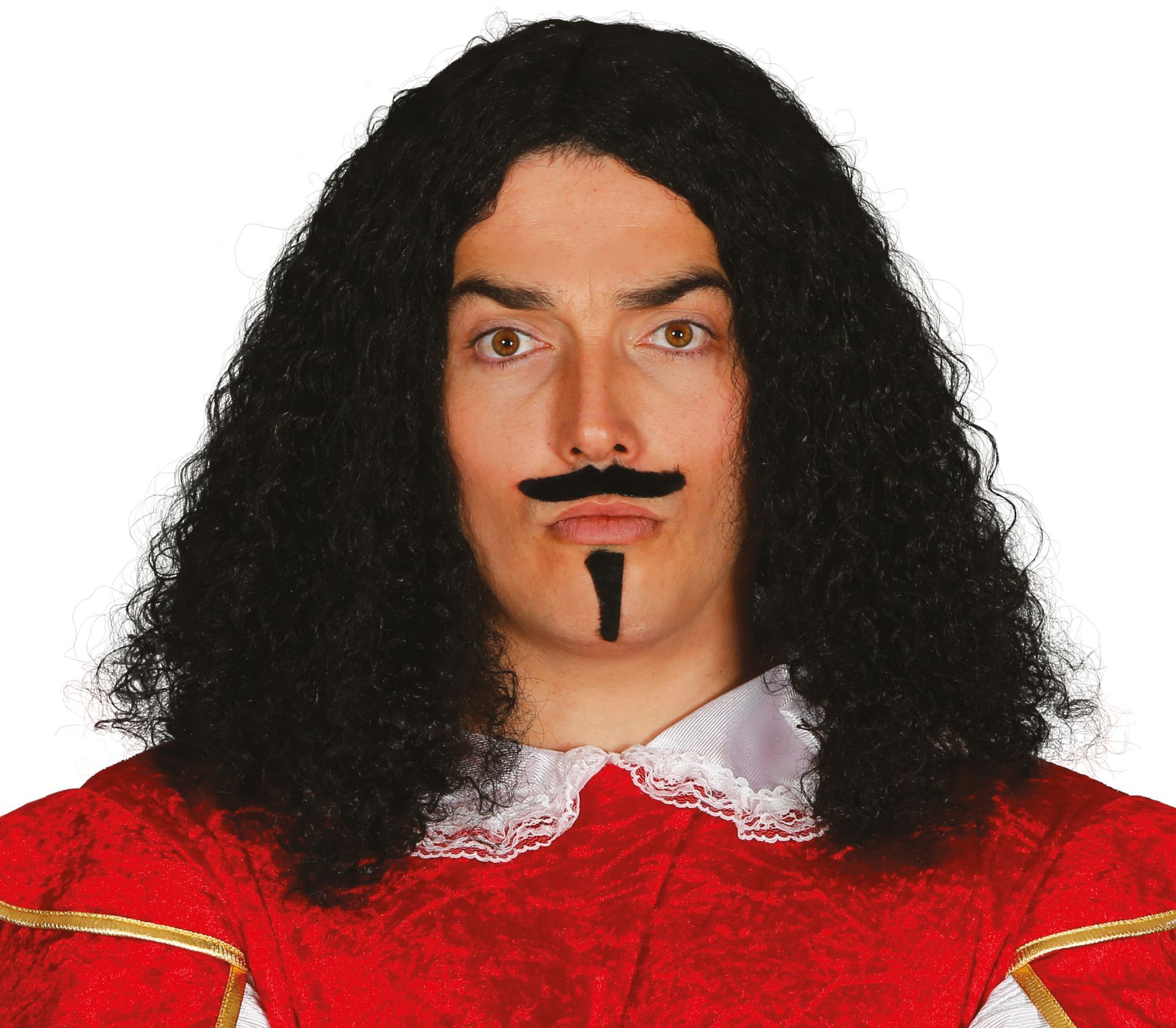 Spaanse Musketier Pruik Lang