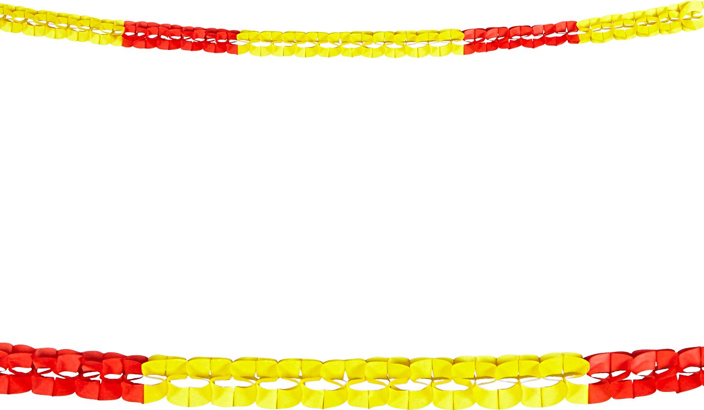 Spaanse vlag papier slingers