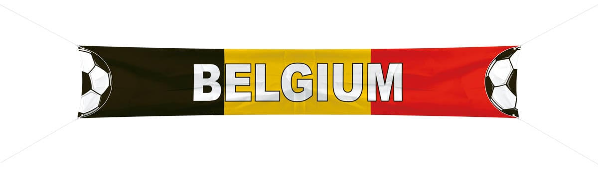 Spandoek belgie supporter