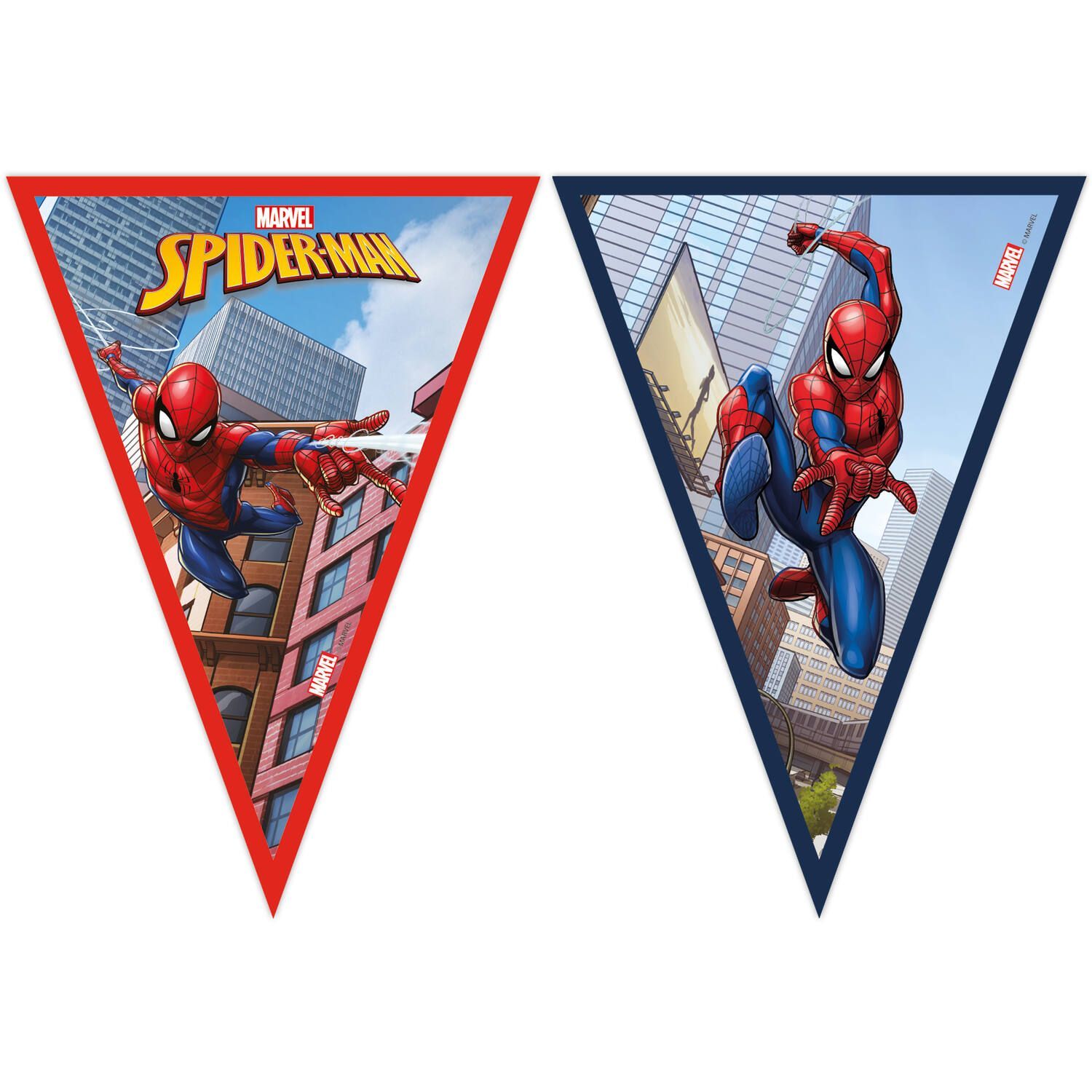 Spiderman kinderfeestje vlaggenlijn