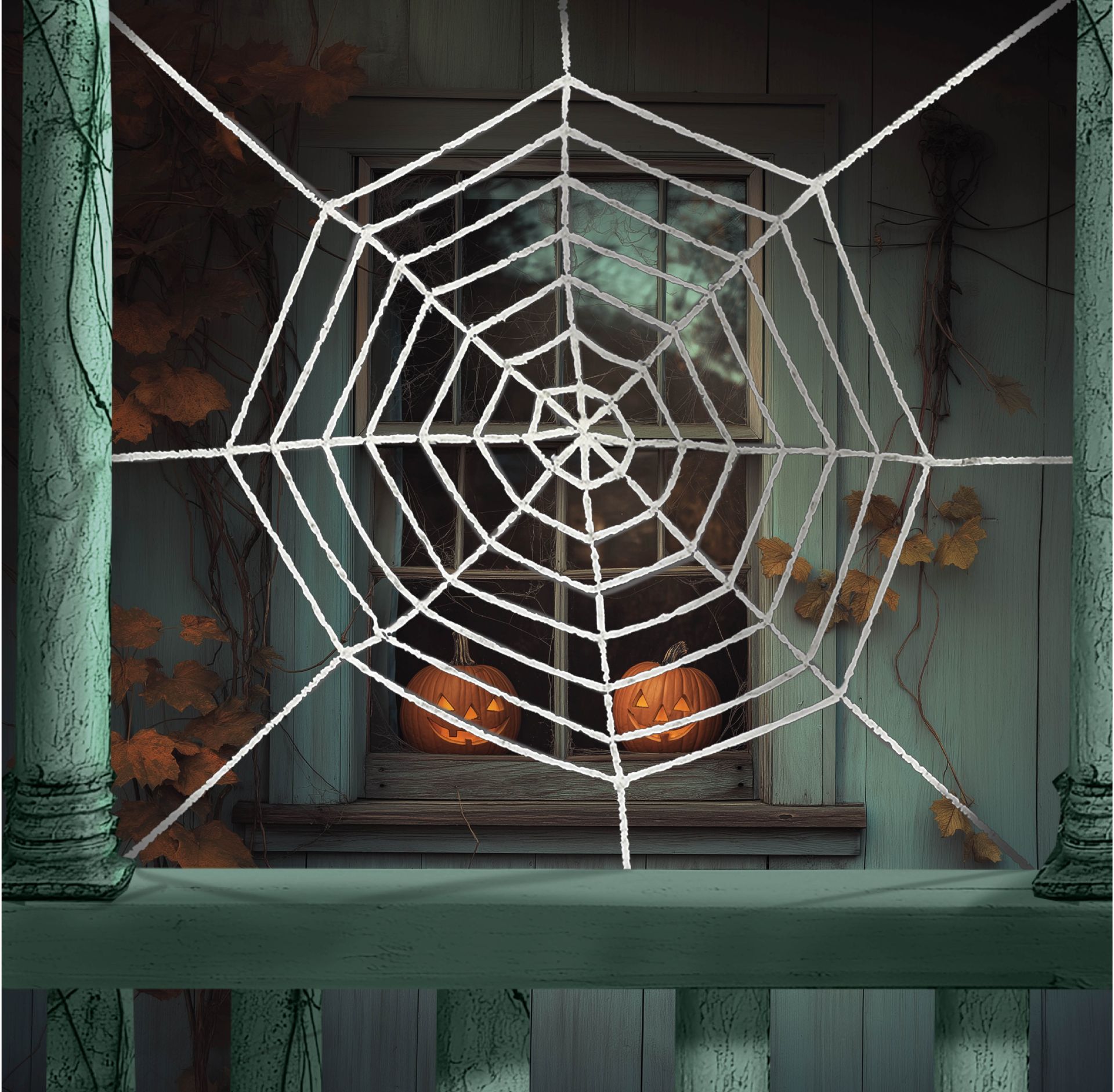 Spinnenweb Wit Decoratie Halloween 210cm