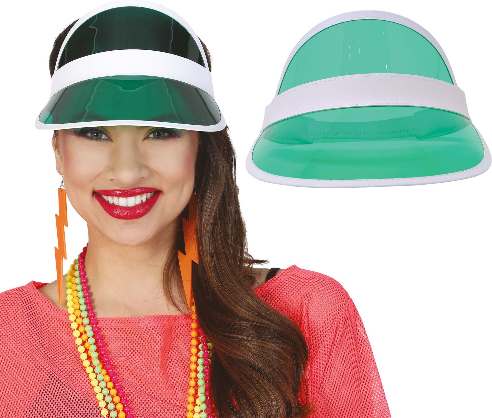 Sportieve 80's Groene Zonneklep