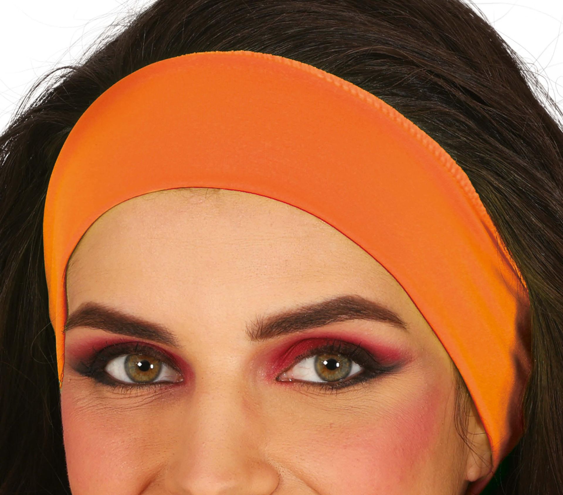 Sportieve Neonoranje 80's Hoofdband