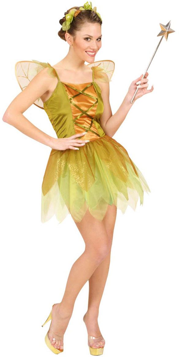 Sprookjes Groene Bosfee Kostuum
