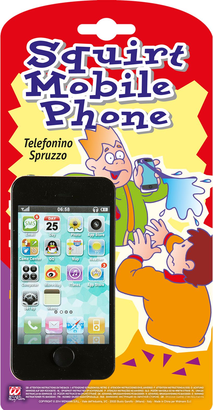 Spuitende Fop Telefoon
