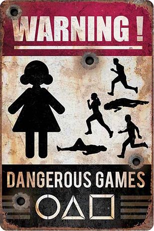 Squid Game Decoratie Poster