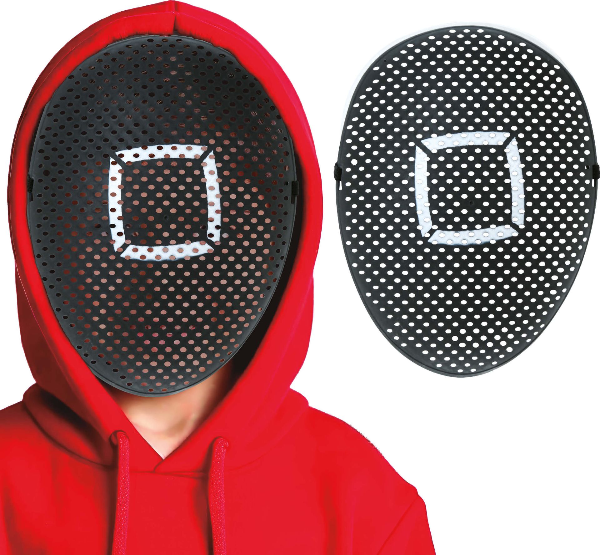 Squid Game Kind Masker Vierkant