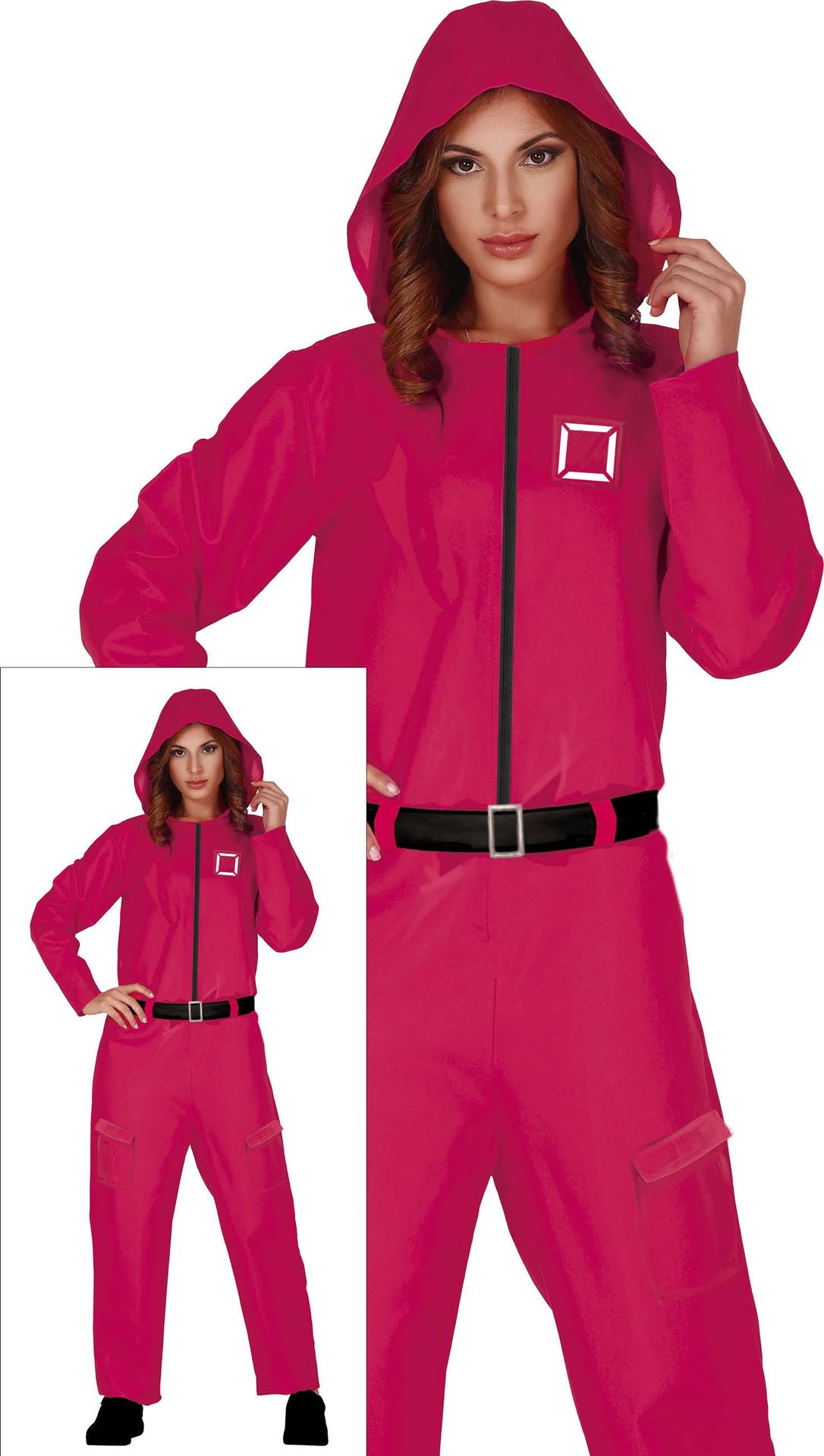 Squid Game Kostuum Roze Dames