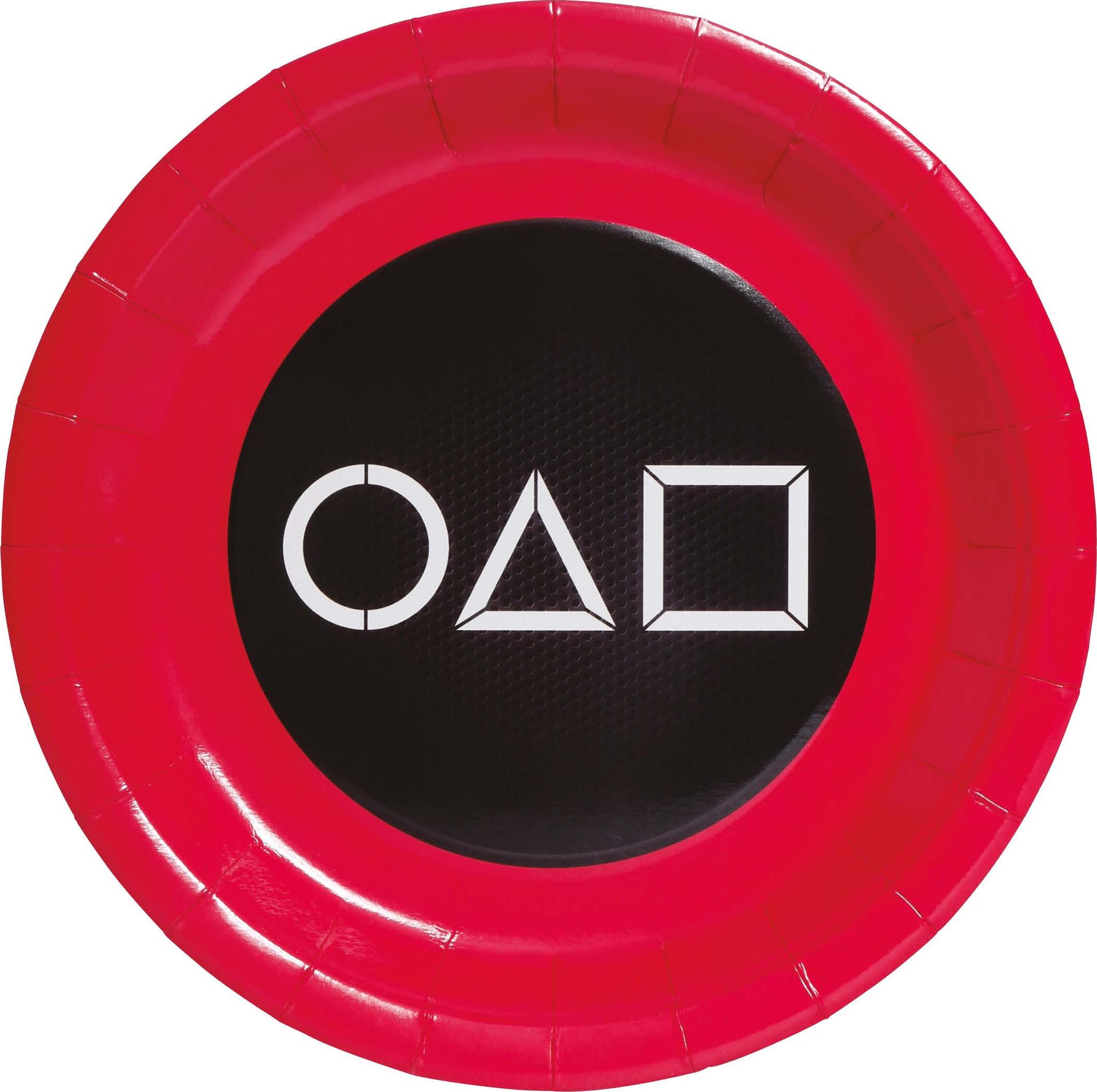 Squid Game Thema Wegwerp Bordjes