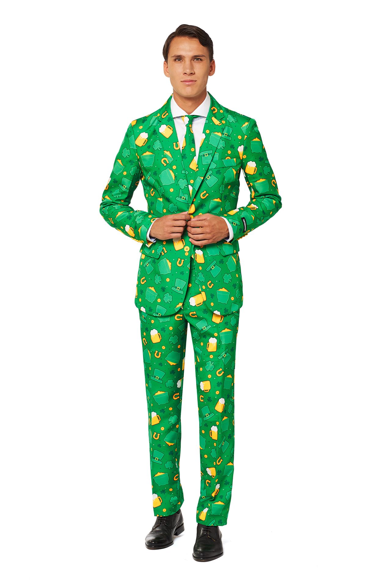 St. Patrick's Day groen Suitmeister kostuum