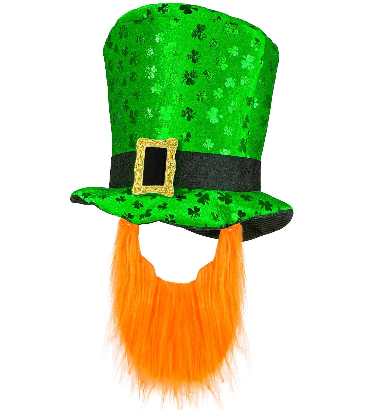 St Patricks Day Hoed Groen met Baard Heren