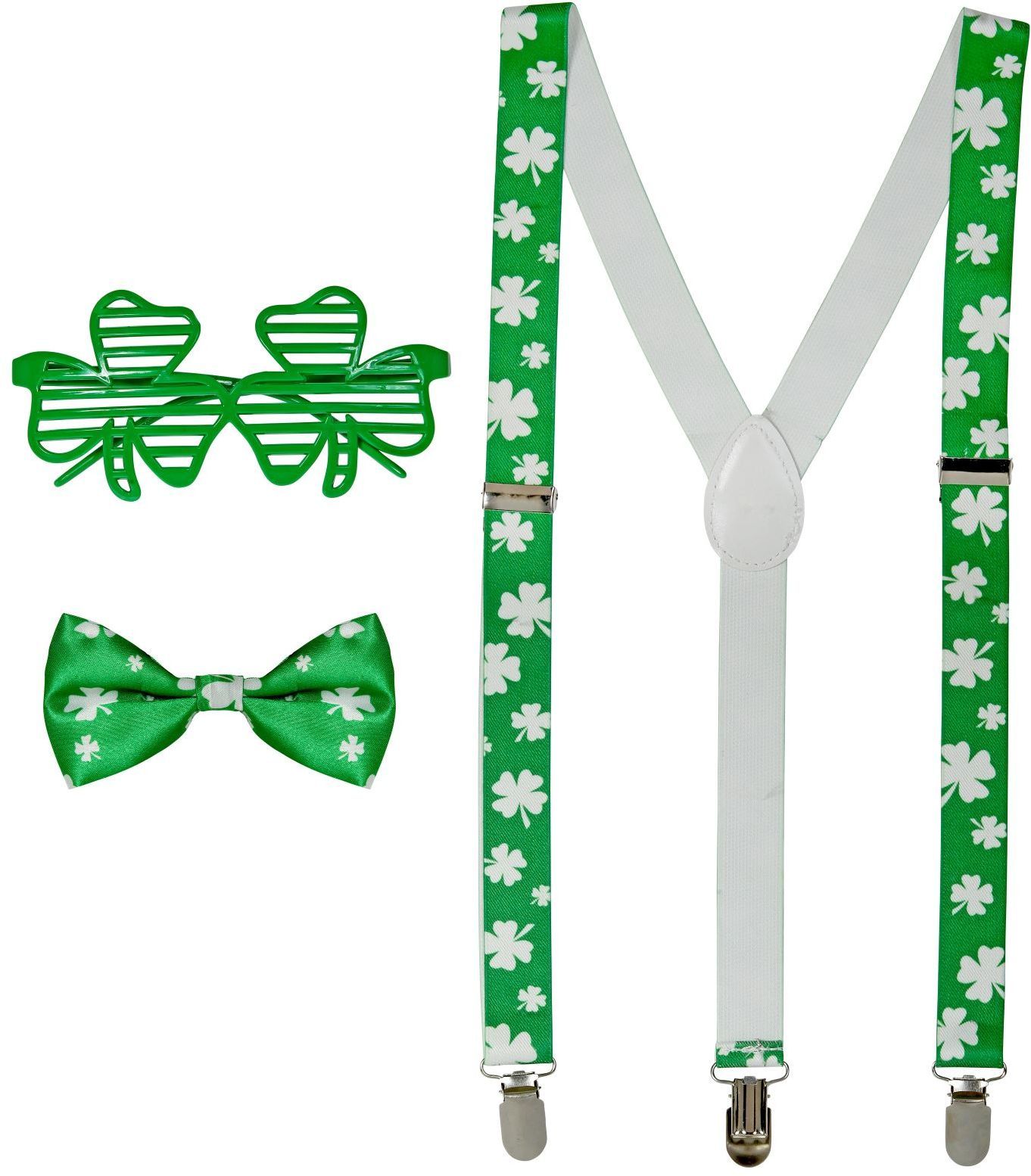 St. Patricksday Hipster Accessoire Setje