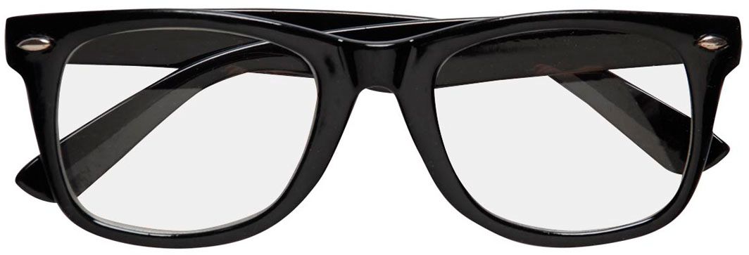 Standaard Zwarte Bril