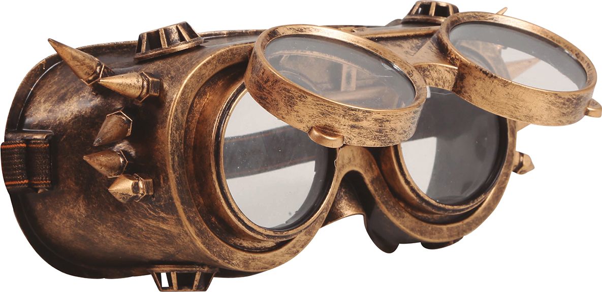 Steampunk Bril met Spikes