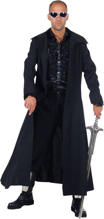 Steampunk Mantel Zwart Mannen