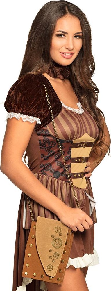 Steampunk Schoudertas Bruin