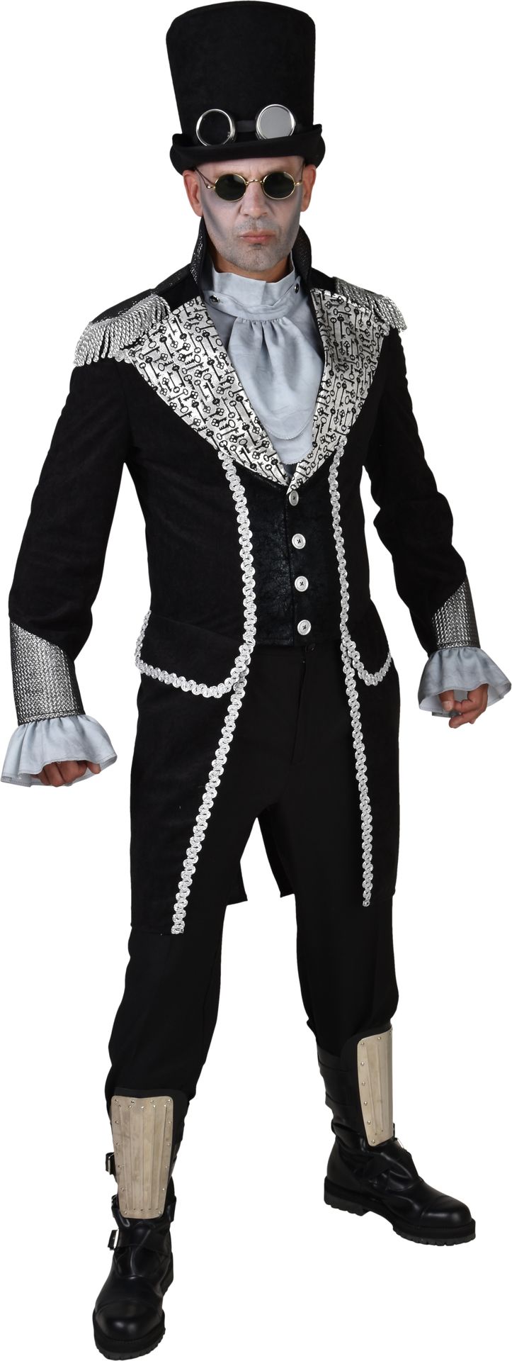 Steampunk Sleutelprint Jas