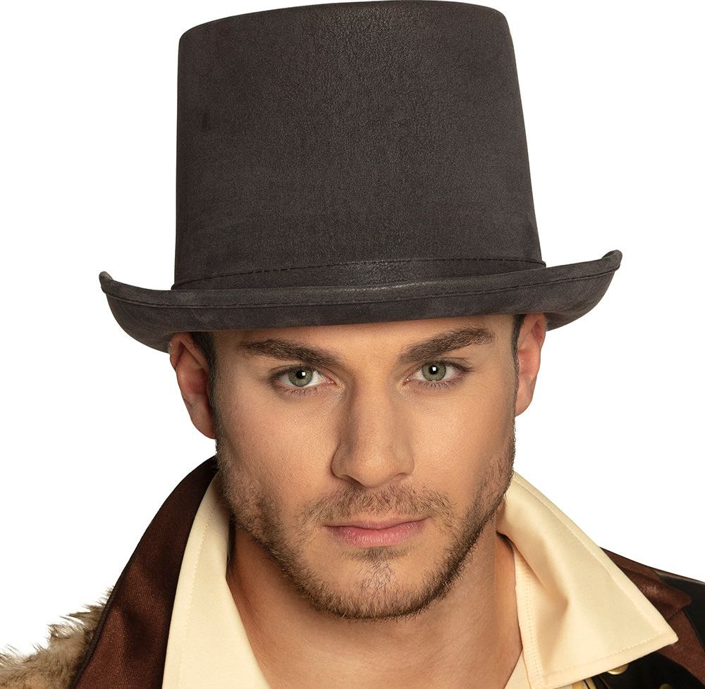 Steamtopper Hoed Deluxe Grijs