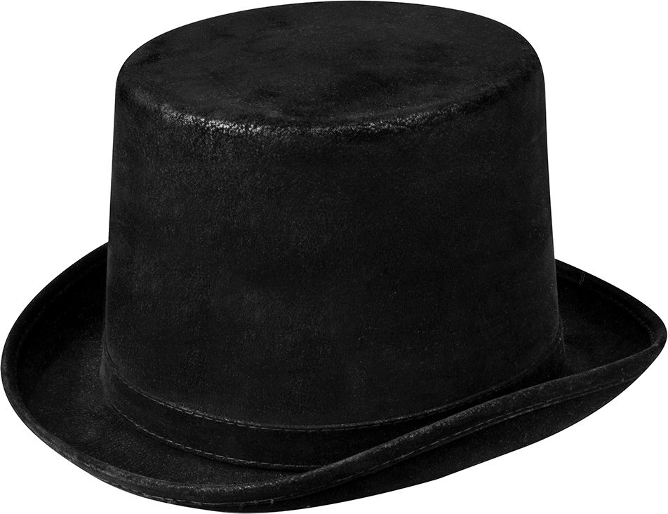 Steamtopper hoed deluxe zwart